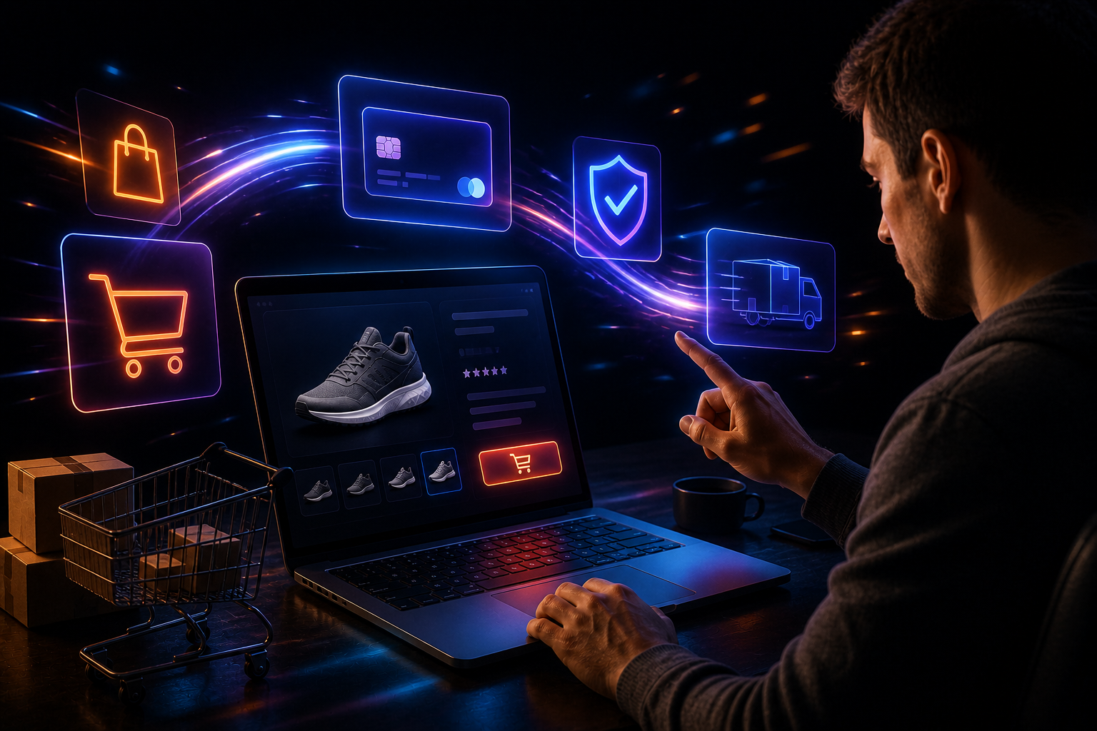 Online shop maintenance