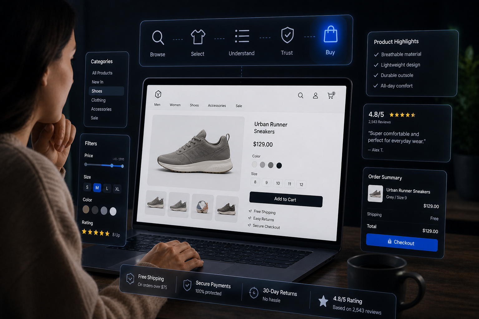 Modern ecommerce catalog